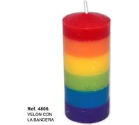 VELON GRANDE CON LA BANDERA LGBT