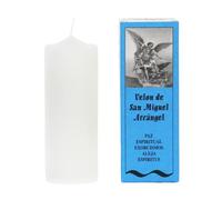 Velon preparato San Michele Arcangelo - Rituale con candela bianca per protezione e purificazione | Candela Esoterica per purificare il nostro ambiente | Fatto a mano con erbe | Include istruzioni e