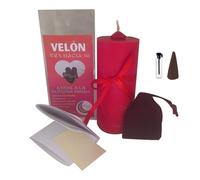 Velon Vieni verso di me per attirare la persona amata | Candela di petizione e preghiera per attrazione dell'amore, ottenere coppia con incenso, aroma e sacchetto di velluto