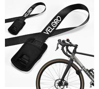 VELORO 2 cinghie di tensione da 50 cm con cuscinetto - Cinghie di ancoraggio con imbottitura per portabici, carico sicuro di valigie, bagagli o attrezzature sportive, EN-12195-2