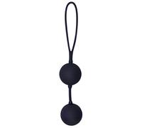 Duo di palline di piacere Black Velvet in silicone