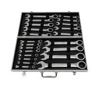 Velosh Set di chiavi a cricchetto, 22 pezzi, 6-32 mm, cromo-vanadio ad alta torque design, antiscivolo, per industria commerciale