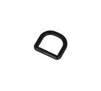 VELOX INNSPIRO Anello D in plastica nera 20,5 mm. 5u., per applicazioni di abbigliamento, tra cui borse, cinture, cinghie, zaini e altri progetti di pelletteria.