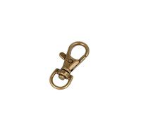 VELOX Moschettone ad anello D Zamak oro antico 9,8 mm. 5u.