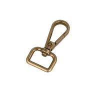 VELOX Moschettone ad anello rettangolare Zama oro antico 17 mm. 5u.