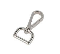 VELOX Moschettone anello D Zamak nichel 19,5 mm. 5u.