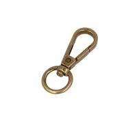 VELOX Moschettone anello rotondo Zama oro antico 13,4 mm. 5u.