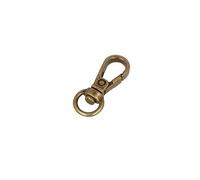 VELOX Moschettone anello rotondo Zama oro antico 9,8 mm. 5u.