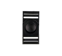 VELOX Spilla in plastica nera 25 mm. 3u.