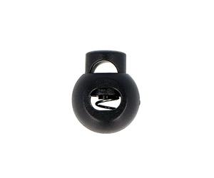 VELOX Terminale cordino in plastica nero 8 mm. 5u.