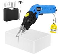 VELPAX 100W Coltello Caldo Elettrico con 4 Lame,Taglia Polistirolo Controllo della Temperatura,Professionale con Raffreddamento ad Aria,Taglierina per Schiuma e Polistirolo