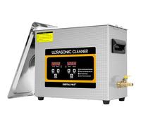 VELPAX 6.5L Pulitore Ultrasuoni Acciaio Inossidabile Macchina di Pulizia ad ultrasuoni con Timer Digitale Industriale 180W Pulizia Gioielli per Uso Domestico Personale Commerciale