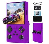 VELPAX V40 - Console per videogiochi retrò, 40.000 giochi retrò in 1, con sistema Linux open source, scheda TF da 256 GB, schermo IPS da 4 pollici e batteria da 4000 mAh