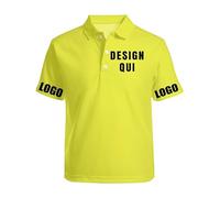 velquessa Polo Manica Corta Uomo Donna Personalizzata Camicia Il Tuo con Foto Testo Logo Maglietta Polo Slim Fit da Personalizzate Abbigliamento da Lavoro Personalizzato