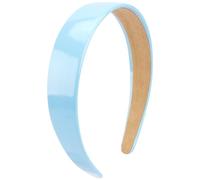 VELSCRUN Cerchietti blu per donne e ragazze, 3,3 cm, in finta pelle, sottili, per Halloween, per donne, solidi, semplici, vacanze, cosplay, accessori per capelli per madri e sorelle