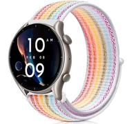VELULYX cinturino elastica nylon compatibile Amazfit GTR 47mm/GTR 2/GTR 2e/GTR 3/GTR 3 Pro/GTR 4/GTR 4 Pro/Stratos 3/2, cinturino elastica 22MM per Xiaomi Watch S1/S1 Active/Xiaomi Mi/Watch S3/Watch 2