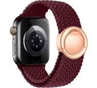 VELULYX cinturino intrecciata Solo Loop compatibile con Apple Watch 38mm 40mm 41mm 42mm 44mm 45mm 46mm 49mm, cinturino elastico fibbia rotonda per iWatch Serie 10 9 8 7 6 5 4 3 Ultra 2 1 SE