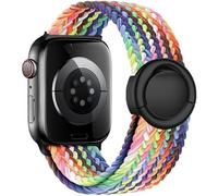 VELULYX cinturino intrecciata Solo Loop compatibile con Apple Watch 38mm 40mm 41mm 42mm 44mm 45mm 46mm 49mm, cinturino elastico fibbia rotonda per iWatch Serie 10 9 8 7 6 5 4 3 Ultra 2 1 SE