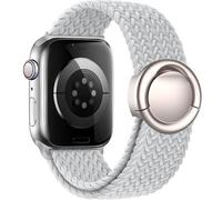 VELULYX cinturino intrecciata Solo Loop compatibile con Apple Watch 38mm 40mm 41mm 42mm 44mm 45mm 46mm 49mm, cinturino elastico fibbia rotonda per iWatch Serie 10 9 8 7 6 5 4 3 Ultra 2 1 SE