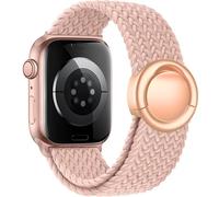 VELULYX cinturino intrecciata Solo Loop compatibile con Apple Watch 38mm 40mm 41mm 42mm 44mm 45mm 46mm 49mm, cinturino elastico fibbia rotonda per iWatch Serie 10 9 8 7 6 5 4 3 Ultra 2 1 SE