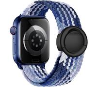 VELULYX cinturino intrecciata Solo Loop compatibile con Apple Watch 38mm 40mm 41mm 42mm 44mm 45mm 46mm 49mm, cinturino elastico fibbia rotonda per iWatch Serie 10 9 8 7 6 5 4 3 Ultra 2 1 SE
