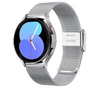VELULYX metalloCinturino per Samsung Galaxy Watch 7/FE/6/5/4 40mm 44mm, 20mm cinturino inossidabile per Galaxy Watch 6 Classic/4 Classic/Watch 5 Pro/Watch 3 41mm/Active 2/Active 40MM/Galaxy Watch 42mm