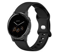 VELULYX silicone Cinturino compatibile con Garmin Vivoactive 4S/Venu 2S/Venu 3S/Vivomove 3S, 18mm cinturino per Fossil Donna Gen 6/Gen 5E/Fossil Donna Q Venture HR Gen 4/Withings Steel HR 36mm