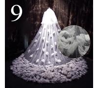 Velum Da Sposa In Pizzo Fatato Con Pettine Per Capelli