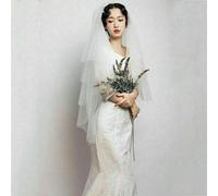 Velum Da Sposa Lungo 4 Strati Bianco Champagne Gradiente Con Pettine