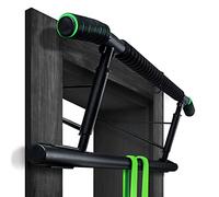 Veluris Barra per trazioni - Telaio della porta - molto resistente - Pull up bar [fino a 200 kg] - Sbarra per porta senza montaggio - 20 cm di altezza nel telaio - anche per push up (arrotondata)