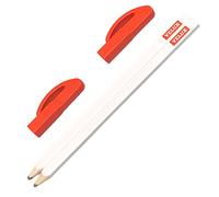 VELUX - Matita da carpentiere con portapenne, set da 2 pezzi, ausilio per il montaggio per inserire il grembiule anti-vapore nella scanalatura della finestra, penna con prolunga per falegname