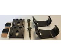 VELUX Set di fissaggio per tende da sole, ganci di fissaggio sinistro e destro, per tenda MHL/MH, accessori inclusi