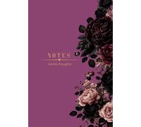 Velvet Bloom: Dark Floral Notebook for Women /Elegant Botanical Journal /Aesthetic Writing Notebook