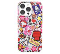 Velvet Caviar Peanuts Snoopy - Custodia per iPhone 16 Pro Max, compatibile con MagSafe [test di caduta da 2,4 metri] - Glitter patchwork Snoopy