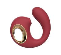 Velvet Harmony - Dispositivo di stimolazione sensuale per donna, Rosa, Silicone, Salute e cura della persona/Sessualità, Unisex, Adulti (Rosso Scuro)