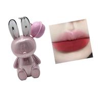 Velvet Lipstick Matte Long Light Pigment Colore 2 In 1 Coniglio Gloss A Gloss Labbra Labbra Glassa Rossetto Liquido In Velluto