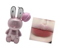 Velvet Lipstick Matte Long Light Pigment Colore 2 In 1 Coniglio Gloss A Gloss Labbra Labbra Glassa Rossetto Liquido In Velluto