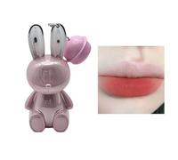 Velvet Lipstick Matte Long Light Pigment Colore 2 In 1 Coniglio Gloss A Gloss Labbra Labbra Glassa Rossetto Liquido In Velluto