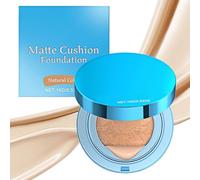 Velvet Matte Cushion Foundation, Fondazione Di Fondazione Opaca, Controllo Olio Duraturo, 9/9/4 Cm, Finitura Impeccabile Di Copertura Alta, Design Portatile E Ricaricabile, Per La Fidanzata Figlia Sor