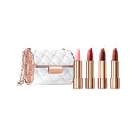 Velvet Matte Lipstick Set With Chain Bag, Non-Stick Cup Lipstick, Colorfast Waterproof Lipstick Set, Lip Set Gift Set, Women's Favorite.