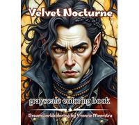 velvet nocturne: A Gothic Fantasy Portrait Coloring Book for Adults
