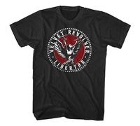Velvet Revolver Libertad Album Cover Casual Round Neck T Shirt Black M