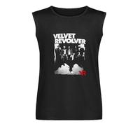 Velvet Revolver Men's Vests Tank Tops O-Neck 100% Cotton Undershirts Unisex Sleeveless T-Shirt XL