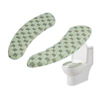 Velvet Seat Cushion Cover - Toilet Seat Cushion Pad, 40cm 1 Pair Adhesive Soft Washable Pads, Toilet Seats Pad | for Bathroom Winter Household Dormitory Apartment Hotel Seniors Adult