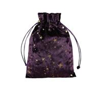 Velvet Tarocchi Borsa - Piattino per tarocchi, tarocchi e porta carte Oracle | Borsa in velluto morbido per gioielli, rune, festa e regalo per le vacanze, organizzatore di accessori, viola, Se référer