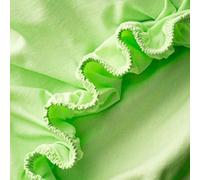 VelvetHome Premium Lenzuolo con Angoli Una Piazza e Mezza 140x200 cm Lenzuola 1 Piazza e Mezza Francese in 100% cotone con elastico, di prima qualità Lenzuolo sotto con Angoli 140 x 200 Verde Chiaro