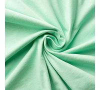 VelvetHome Premium Lenzuolo con Angoli Una Piazza e Mezza 140x200 cm Lenzuola 1 Piazza e Mezza Francese in 100% cotone con elastico di prima qualità Lenzuolo sotto con Angoli 140 x 200 Menta
