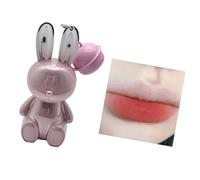 Velvets Rossetto liquido opaco coniglio labbra smalto 2 in 1 portachiavi lucidalabbra macchia impermeabile nessuno stick Cup argilla labbra smalto