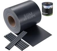 Velway Strisce Frangivista in PVC per Recinzione a Doppio Picchetto - 50m x 19cm
