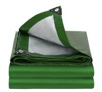 Velway Telo Impermeabile da Esterno - 4x5m 100 g/m² Telone con Occhielli Rinforzati, Resistente ai Raggi UV, per Barche, Giardino, Esterno, Campeggio, Tenda, Auto - Verde